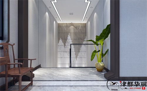 銀川辦公樓裝修設計項目|津都華麗設計